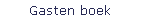 Gasten boek